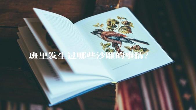 班里发生过哪些沙雕的事情？